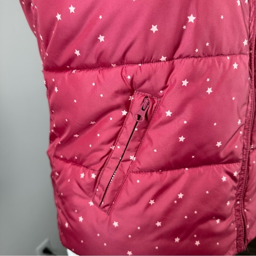 GapKids Red Star Print Puffer Vest XXL (14-16) Warm Winter Layer - Picture 3 of 12